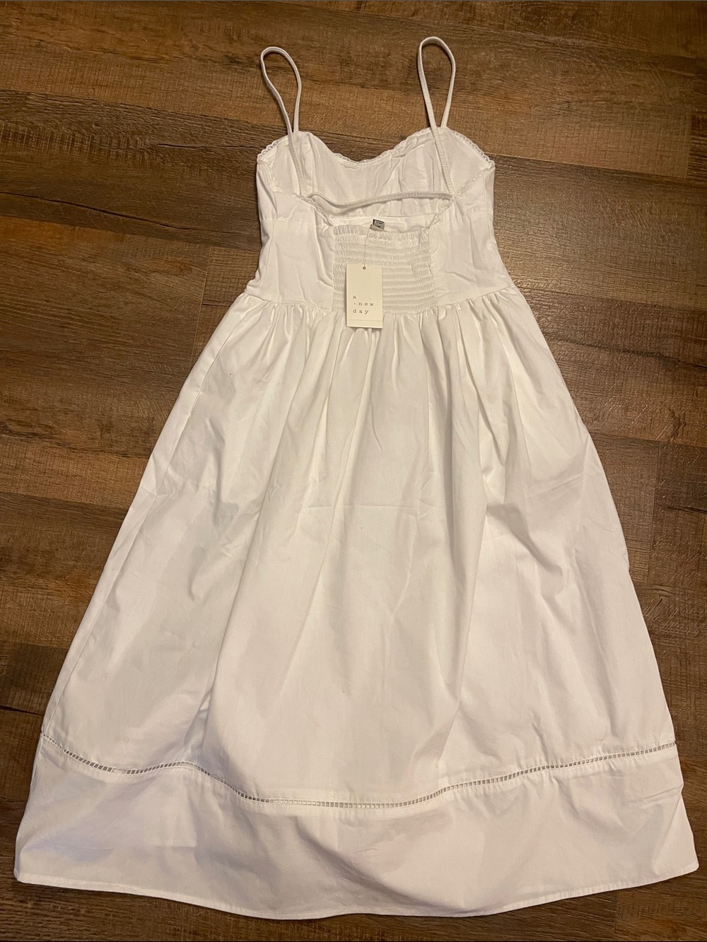 a new day White Spaghetti Strap Midi Dress - Picture 3 of 5